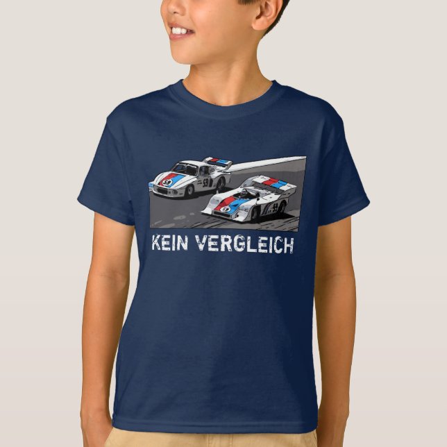 T-SHIRT VOITURE DE COURSE - KEIN VERGLEICH (Devant)
