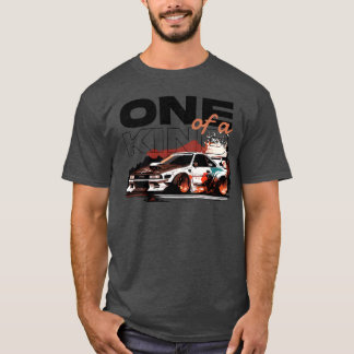 T-shirt Voiture de course personnalisée avec explosion de