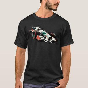 T-shirt Voiture de course pour fan de sport mécanique Cour