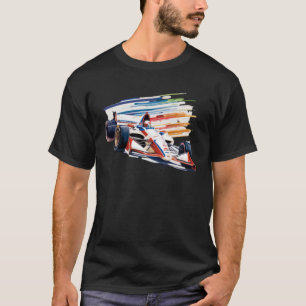 T-shirt Voiture de course pour fan de sports mécaniques Co