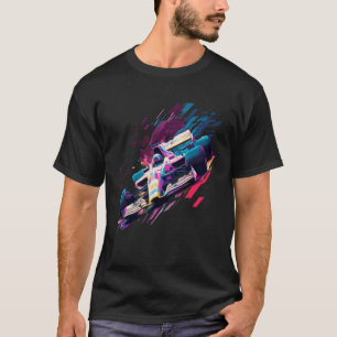T-shirt Voiture de course pour fan de sports mécaniques Vi