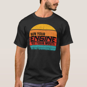 T-shirt Voiture de course pour voitures de sport mécanique