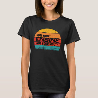 T-shirt Voiture de course pour voitures de sport mécanique