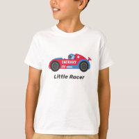 Voiture de course rouge Little Racer Boy Personnal