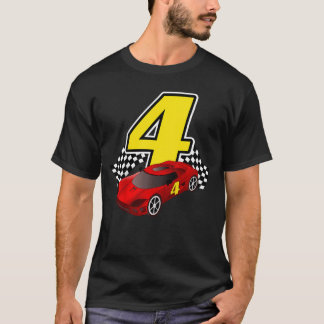 T-shirt Voiture de course Sportscar Anniversaire Garçons F