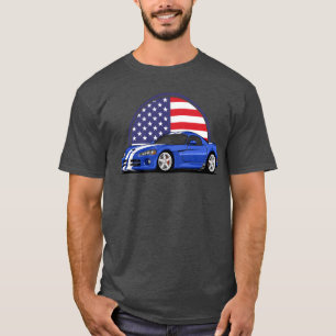 T-shirt Voiture de course VIPER V10 SRT10 RT10 USA cadeau