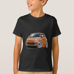 T-shirt Voiture de cuivre de Fiat 500