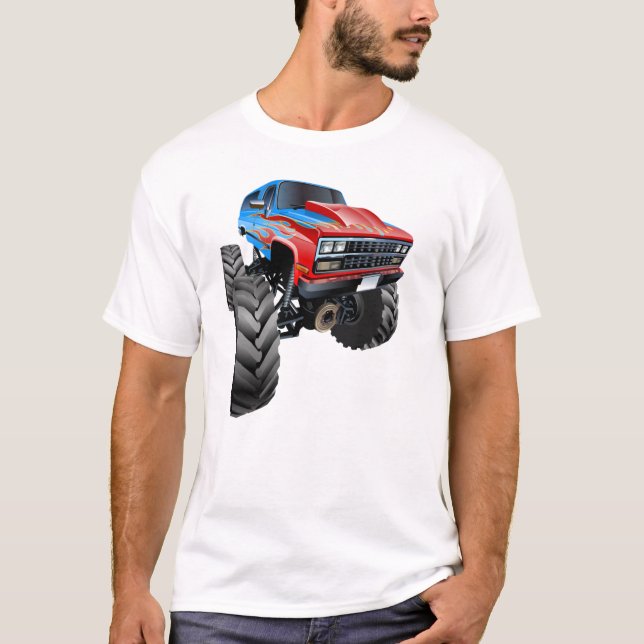 T-shirt Voiture de dessin (Devant)