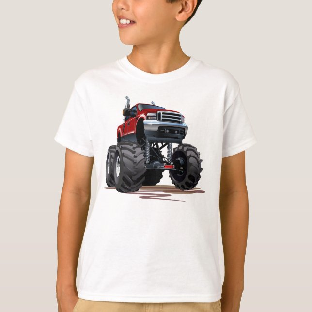 T-shirt Voiture de dessin (Devant)