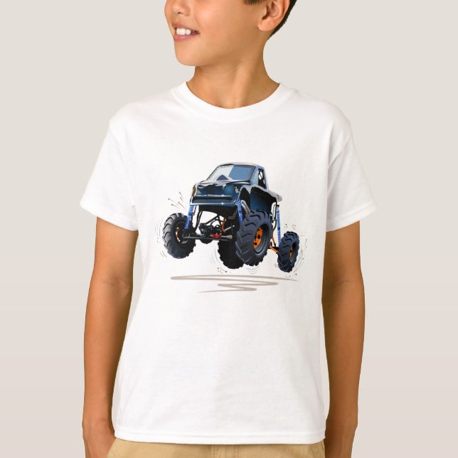 T-shirt Voiture de dessin (Devant)