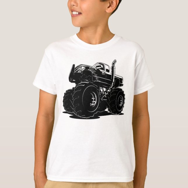 T-shirt Voiture de dessin (Devant)