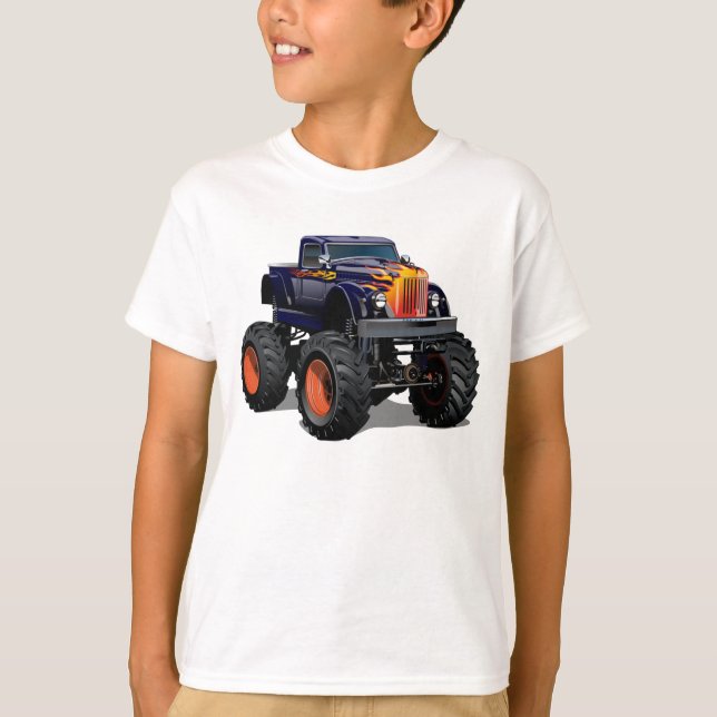 T-shirt Voiture de dessin (Devant)