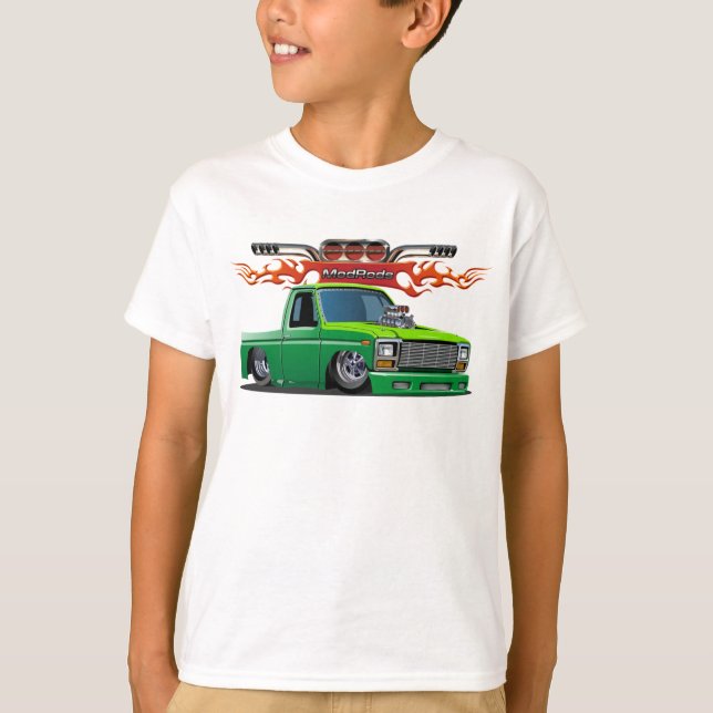 T-shirt voiture de dessin animé (Devant)