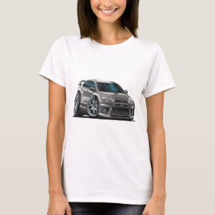 T-shirt Voiture de gris de Mitsubishi Evo