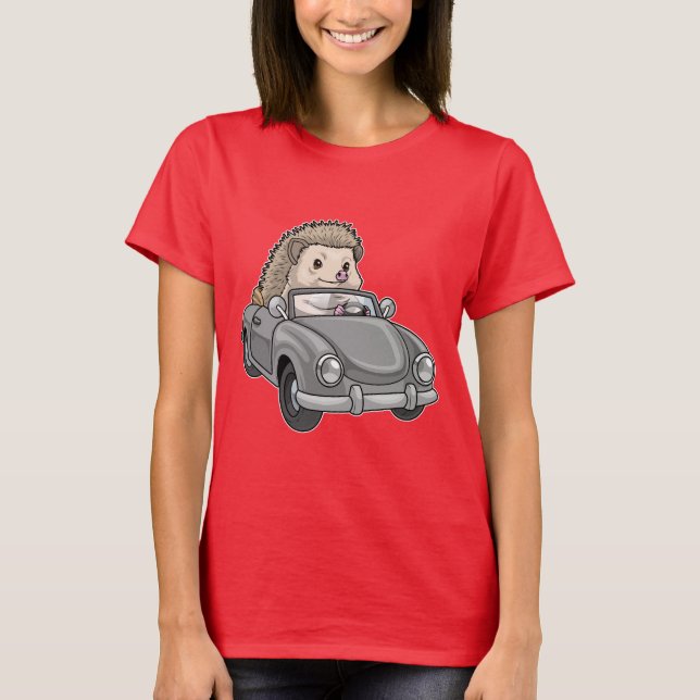 T-shirt Voiture de hérisson (Devant)