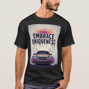 T-shirt Voiture de luxe graffiti art Embrasser l'unicité