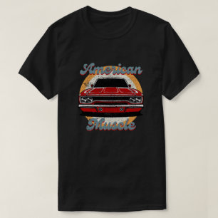 T-shirt Voiture de muscle classique vintage