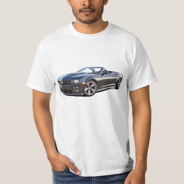 T-shirt Voiture de muscle de Camaro de 2013 convertibles (Devant)