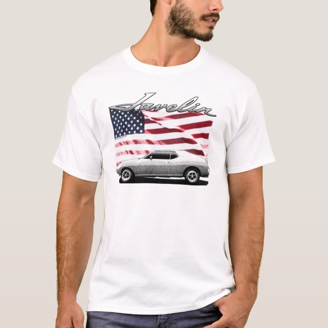 T-shirt Voiture de muscle du javelot AMX (Devant)