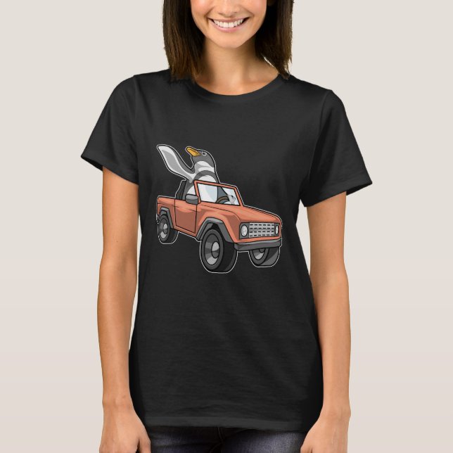 T-shirt Voiture de pingouin (Devant)