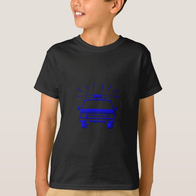 T-shirt Voiture de police (Devant)
