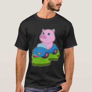 T-shirt Voiture de porc