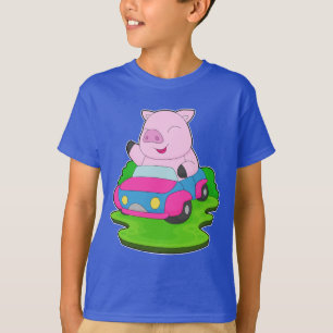 T-shirt Voiture de porc
