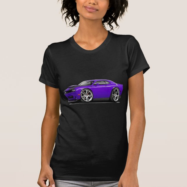T-shirt Voiture de pourpre de challengeur de Hurst (Devant)