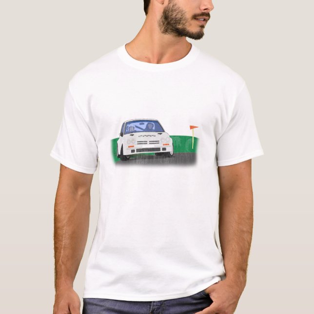 T-shirt Voiture de rallye Opel Manta 400 (Devant)