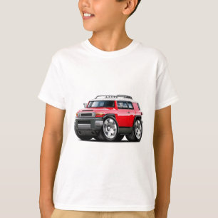 T-shirt Voiture de rouge de croiseur des FJ
