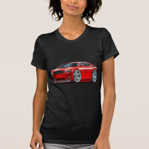 T-shirt Voiture de rouge de Daytona de chargeur de Dodge