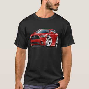 T-shirt Voiture de rouge du chargeur droite de Dodge