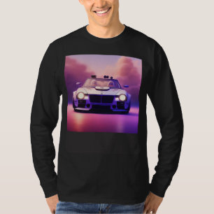 T-shirt Voiture de sport classique futuriste Cyberpunk Coo