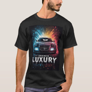 T-shirt Voiture de sport de luxe Néon Power Graffiti Art
