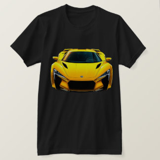 T-shirt Voiture de sport jaune
