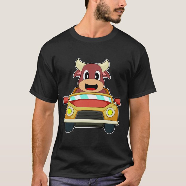 T-shirt Voiture de taureau (Devant)