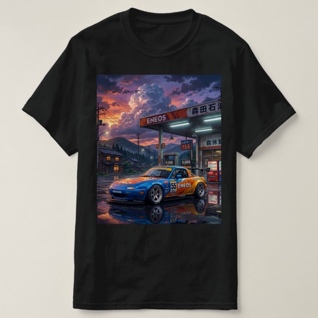 T-shirt Voiture de tourisme Mazda MX-5 Miata (Design devant)