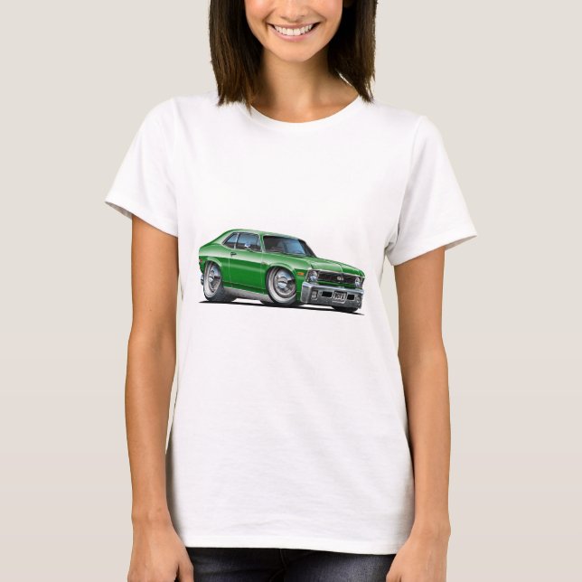 T-shirt Voiture de vert de nova de Chevy (Devant)
