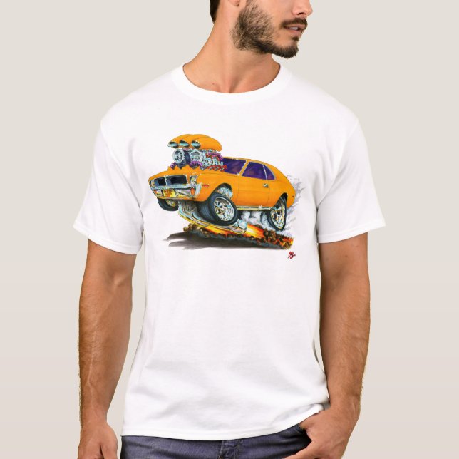 T-shirt Voiture d'orange de javelot d'AMC (Devant)