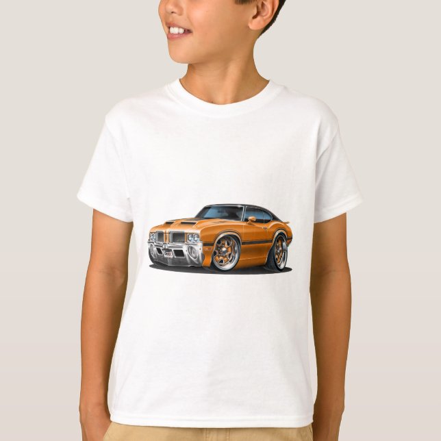 T-shirt Voiture d'orange du sabre d'abordage 442 d'Olds (Devant)
