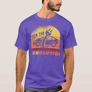 T-shirt Voiture Électrique Rejoignez La Révolution Ev
