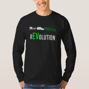 T-shirt Voiture électrique Révolution auto voiture électri