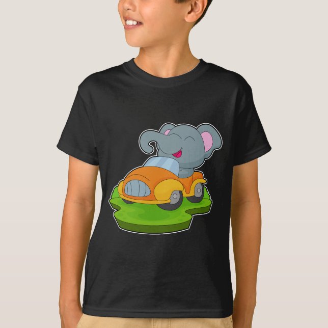 T-shirt Voiture éléphante (Devant)
