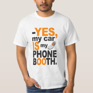 T-shirt Voiture en tant que Phone Booth chemise - choisir 