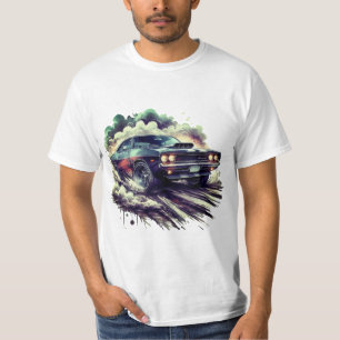 T-shirt Voiture et poussière