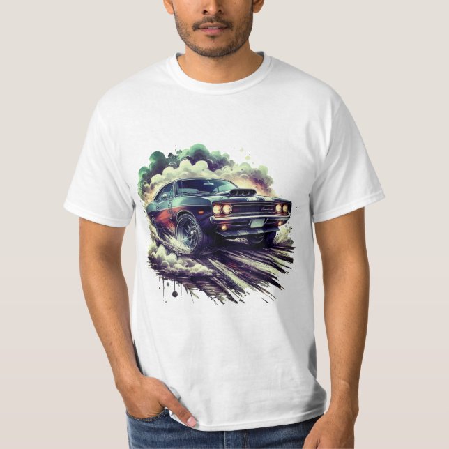 T-shirt Voiture et poussière (Devant)