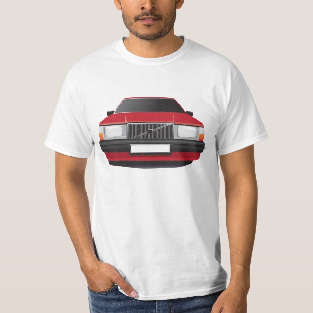 T-shirt Voiture familiale suédoise des années 80 - 90s, (Devant)