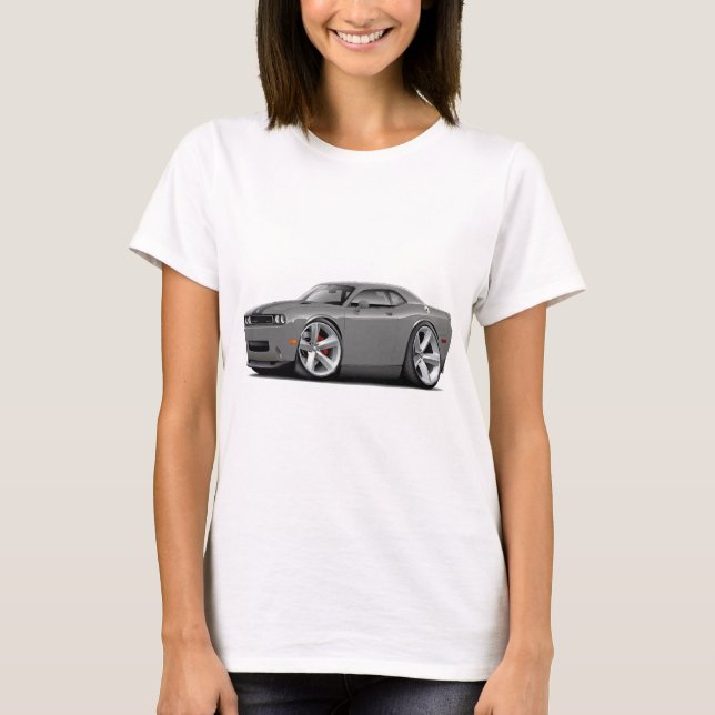 T-shirt Voiture Gris-Noire du challengeur SRT8 (Devant)
