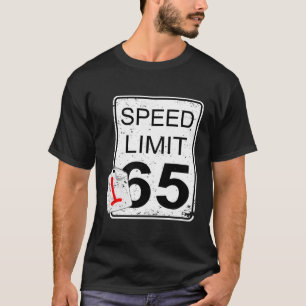 T-shirt Voiture Guy Speed Limit Signal Conduire Rapidement