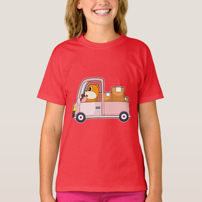 T-shirt Voiture Hamster (Devant)